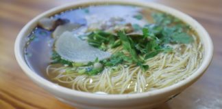 10 Health Benefits of Bone Broth A bowl of noodles, vegetables, with bone broth