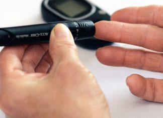 Type-1 and Type-2 Diabetes: Any Difference? An image of someone testing for blood sugar