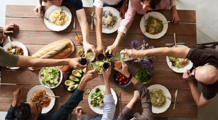 A Healthy Holiday people eating