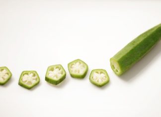 Ridge Gourd and its Benefits peeled okra